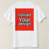 Lade dein Design T-Shirt hoch (Design Rückseite)