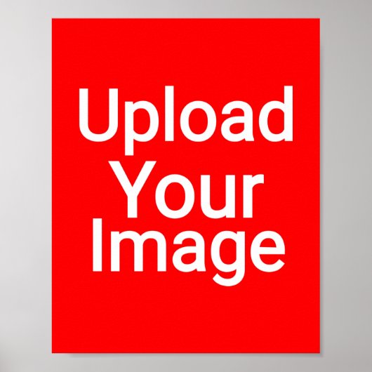 Lade dein eigenes Bild hoch Poster (Vorne)