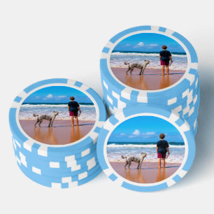Lade Dein Haustier-Foto Poker-Chips Personalisiert Pokerchips
