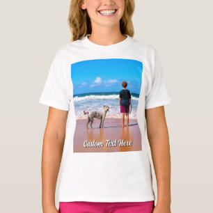 Lade Dein Haustier-Foto T-Shirt-Geschenk mit indiv T-Shirt