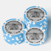 Lade deine Foto-Poker-Chips-Geschenk mit individue Pokerchips (Stapel)