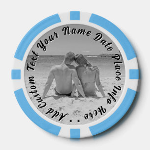 Lade deine Foto-Poker-Chips-Geschenk mit individue Pokerchips