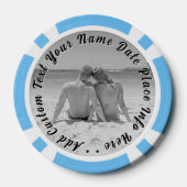 Lade deine Foto-Poker-Chips-Geschenk mit individue Pokerchips (Rückseite)