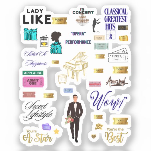 Lade Like Aufkleber (Vorderseite)