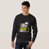 Lade mich Elektroauto Sweatshirt (Vorne ganz)