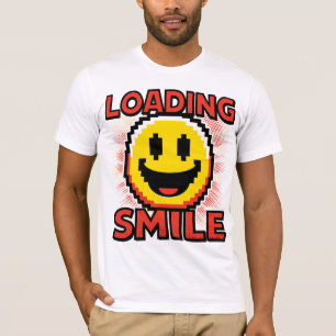 Lade Smiley – Retro Pixel Art 8-Bit Smiley Gesicht T-Shirt