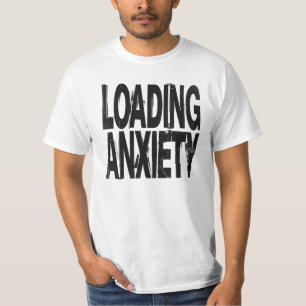 Ladeangst Glitch Brutalistische Typografie Desi T-Shirt