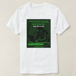 Ladebildschirm Hacker Laptop Grafik T-Shirt