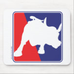 Ladebulle Mousepad<br><div class="desc">Wall Street Bull - Red White und Blue</div>