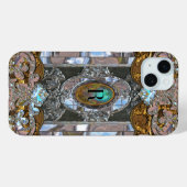 Ladeceure Hübsch Monogram Plus Case-Mate iPhone Hülle (Rückseite (Horizontal))