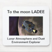 LADEE Mond-Auftrag mousepad (Vorne)
