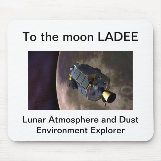 LADEE Mond-Auftrag mousepad (Vorne)