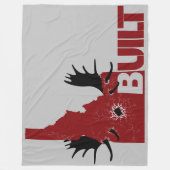 LadeElch Fleecedecke (Vorderseite)