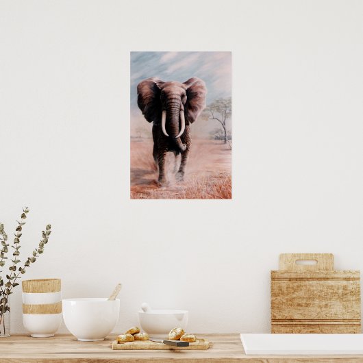 LadeElefant Poster (Küche)