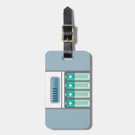 Ladegerät Gepäckanhänger (Vorderseite vertikal)