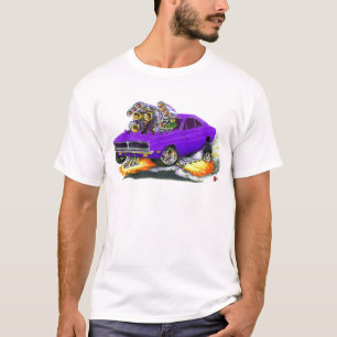 Ladegerät-lila Auto 1968-70 T-Shirt