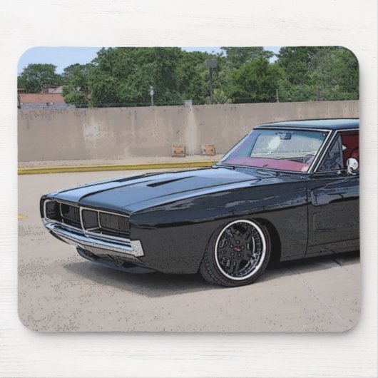 Ladegerät-Mausunterlage 1969 Mousepad (Vorne)