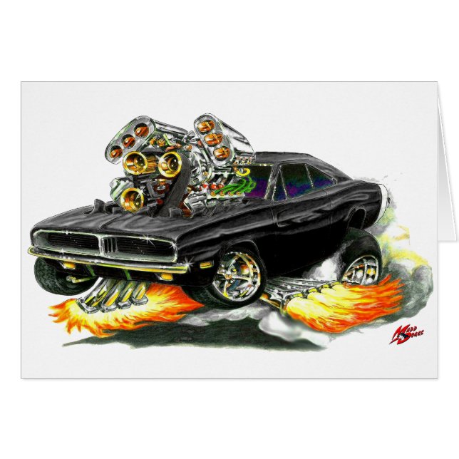 Ladegerät-schwarzes Auto 1968-70 (Vorderseite (Horizontal))