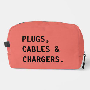 Ladegerät- und Kabel-Organizer, Elektronik-Zubehör Waschbeutel