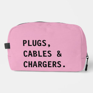 Ladegerät- und Kabel-Organizer, Elektronik-Zubehör Waschbeutel