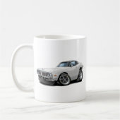 Ladegerät-Weiß-Schwarzes Opern-Spitzen-Auto Kaffeetasse (Links)
