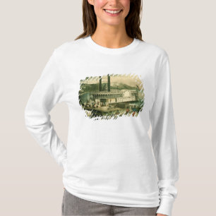 Laden-Baumwolle auf dem Mississippi, 1870 T-Shirt