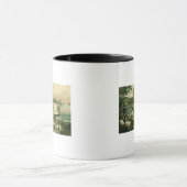 Laden-Baumwolle auf dem Mississippi, 1870 Tasse (Zentrum)