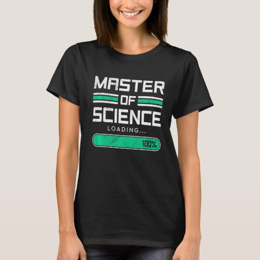 Laden des Master Master Master of Science T-Shirt (Vorderseite)