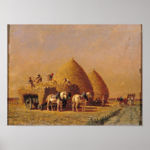 Laden des Wagens Poster