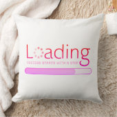 Laden - Erfolg beginnt mit einem Schritt Kissen (Decke)