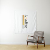 Laden - Erfolg beginnt mit einem Schritt Wandteppich (Beispiel (Horizontal))