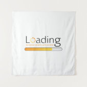 Laden - Erfolg beginnt mit einem Schritt Wandteppich (Vorderseite)