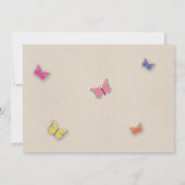 Laden erster der Schmetterlings-Garten des Einladung (Rückseite)