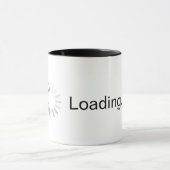 Laden… Schwarzweiss-Tasse Tasse (Zentrum)