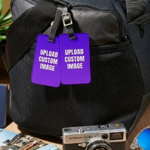 Laden Sie 2 benutzerdefinierte Bilder hoch - Fügen Gepäckanhänger