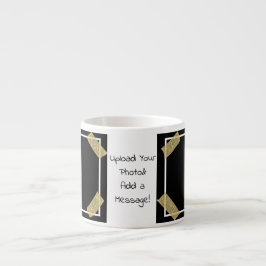 Laden Sie 2 Fotos mit einer benutzerdefinierten Na Espressotasse