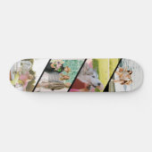 Laden Sie 4 Fotos Slanted Shape hoch Skateboard (Horizontal)