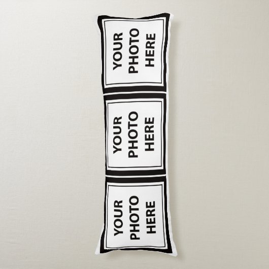 Laden Sie 6 Fotos hoch - Einfache Bilder Seitenschläferkissen (Vorderseite Vertikal)