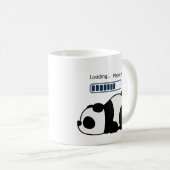 Laden Sie bitte warten Sie Funny Panda Zitat Kaffeetasse (VorderseiteRechts)