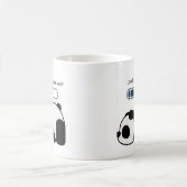 Laden Sie bitte warten Sie Funny Panda Zitat Kaffeetasse (Mittel)