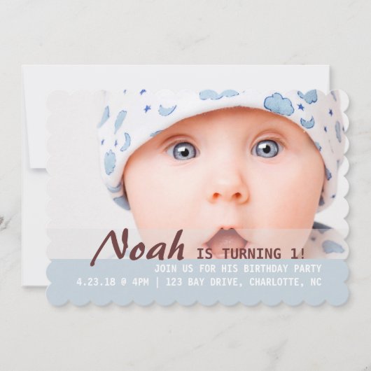 Laden Sie - das Drehen 1 ein! Einladung (Vorderseite)