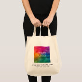 Laden Sie das Firmenlogo hier Website-Lebensmittel Tragetasche (Vorderseite (Produkt))