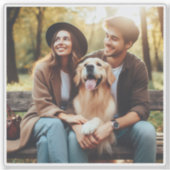 Laden Sie das Foto für benutzerdefinierte Haustier Aufkleber (Vorderseite)