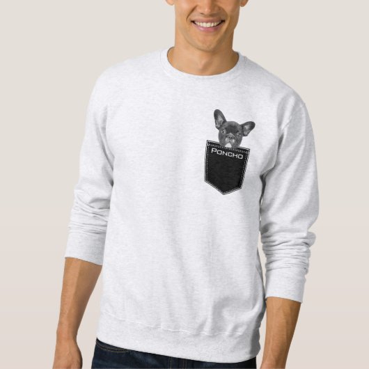 Laden Sie das Gesicht und den Namen Ihres Hauses i Sweatshirt (Vorderseite)