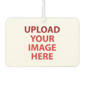 Laden Sie das Image-Foto-Logo für Ihre Lieben hoch Autolufterfrischer (Vorderseite)