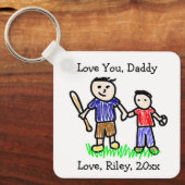 Laden Sie das Kunstwerk Ihres Kindes hoch | Niedli Schlüsselanhänger (Vorderseite)