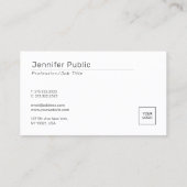 Laden Sie das Logo für Ihr Unternehmen herunter. Visitenkarte (Rückseite)