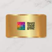 Laden Sie den benutzerdefinierten QR-Code für Ihr  Visitenkarte (Rückseite)