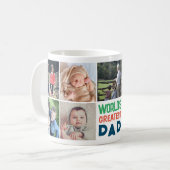 Laden Sie den größten Vater Ihres Fotos hoch Kaffeetasse (Vorderseite Links)