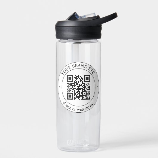 Laden Sie den QR-Code oder das Logo für die Werbea Trinkflasche (Links)